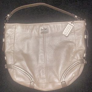 Coach Chelsea Metallic Leather Katarina Shimmer J1120-18901 Hobo Shoulder Bag